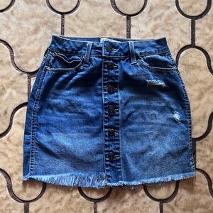 Mudd - Denim Button-Up Skirt